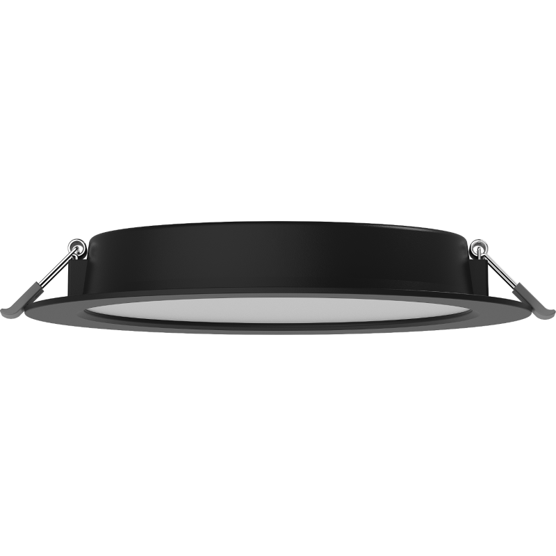 Mexen LDRR lubų žemuogių LED įleidžiamas 17 cm skersmens, 12W, Neutralus - 4000K, 900 lm, juodas - L210-017-1240-70