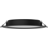 Mexen LDRR lubų žemuogių LED įleidžiamas 17 cm skersmens, 12W, Neutralus - 4000K, 900 lm, juodas - L210-017-1240-70
