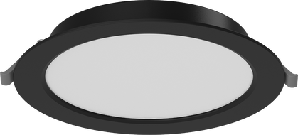 Mexen LDRR lubų žemuogių LED įleidžiamas 17 cm skersmens, 12W, Neutralus - 4000K, 900 lm, juodas - L210-017-1240-70
