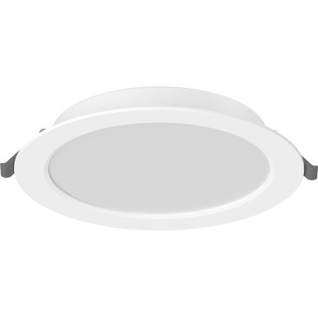 Mexen LDRR LED įleidžiama lubų plokštė downlight, skersmuo 17 cm, 12W, šalta - 6500K, 1320 lm, balta - L210-017-1265-20