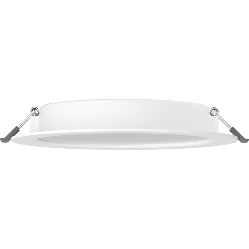 Mexen LDRR LED įleidžiama lubų plokštė downlight, skersmuo 17 cm, 12W, šalta - 6500K, 1320 lm, balta - L210-017-1265-20
