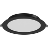 Mexen LDRR lubose lubų LED panelė, įleidžiama, fi 17 cm, 12W, Šalta - 6500K, 960 lm, juoda - L210-017-1265-70