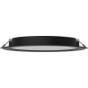 Mexen LDRR lubų šviestuvas įleidžiamas LED Downlight, skersmuo 22 cm, 18W, Neutralus - 4000K, 1440 lm, juodas