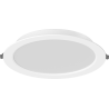 Mexen LDRR įleidžiama LED lubų panelė downlight, 22 cm, 18W, šaltai balta - 6500K, 1980 lm, balta - L210-022-1865-20