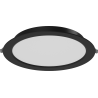 Mexen LDRR įleidžiamas LED lubų skydelis downlight, Ø 22 cm, 18W, Šaltai balta - 6500K, 1440 lm, juodas - L210-022-1865-70
