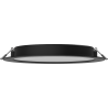 Mexen LDRR įleidžiamas LED lubų skydelis downlight, Ø 22 cm, 18W, Šaltai balta - 6500K, 1440 lm, juodas - L210-022-1865-70