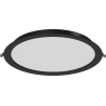 Mexen LDRR lubų skydelis įleidžiamas LED, skersmuo 30 cm, 24W, Neutralus - 4000K, 1920 lm, juodas - L210-030-2440-70