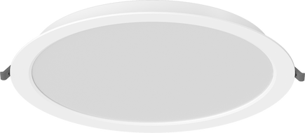 Mexen LDRR lubų skydinis LED įterptinis šviestuvas, 30 cm, 24W, Šaltas - 6500K, 2640 lm, baltas - L210-030-2465-20