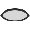 Mexen LDRR įleidžiamas LED lubinis panelis, 30 cm, 24W, Šalta - 6500K, 1920 lm, juodas - L210-030-2465-70