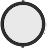 Mexen LDRR įleidžiamas LED lubinis panelis, 30 cm, 24W, Šalta - 6500K, 1920 lm, juodas - L210-030-2465-70