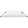 Mexen LDRR lubų atraminis LED įmontuojamas šviestuvas 12 x 12 cm, 6W, Neutralus - 4000K, 600 lm, baltas - L211-012-0640-20