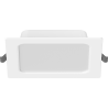 Mexen LDRR įleidžiamas LED žemyninis lubų skydelis 14 x 14 cm, 9W, Šaltas - 6500K, 990 lm, baltas - L211-014-0965-20
