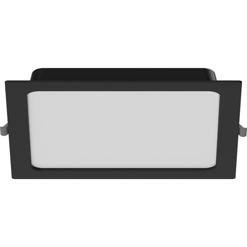 Mexen LDRR lubinė LED įleidžiama panelė downlight 22 x 22 cm, 18W, Neutrali - 4000K, 1350 lm, juoda - L211-022-1840-70