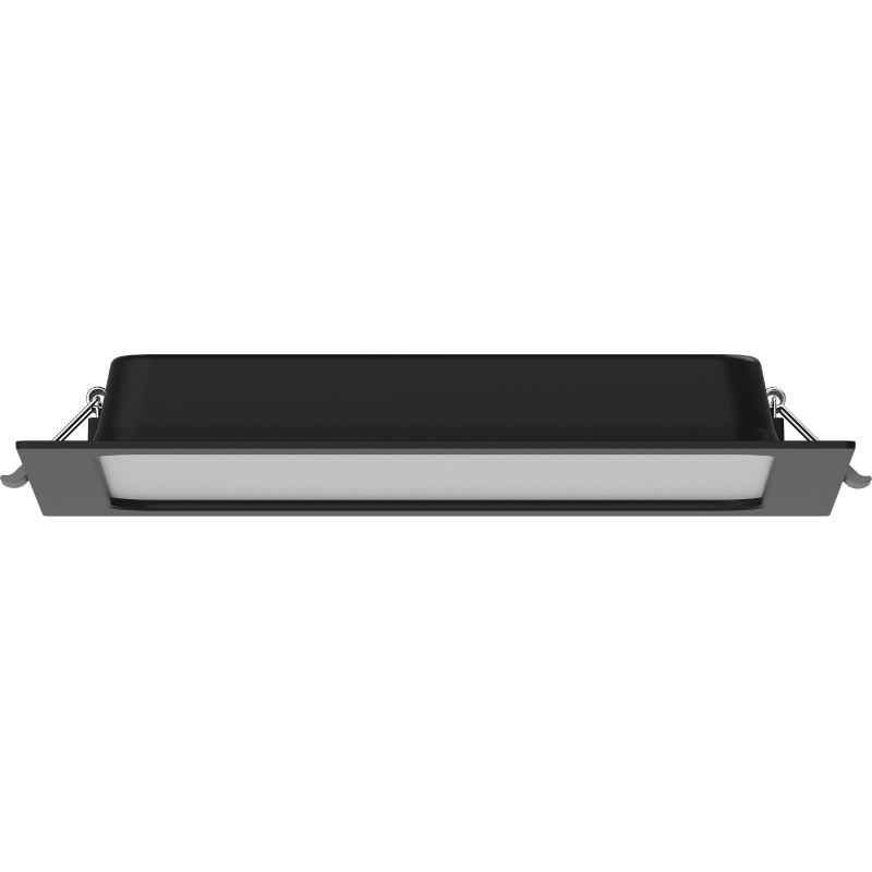 Mexen LDRR lubinė LED įleidžiama panelė downlight 22 x 22 cm, 18W, Neutrali - 4000K, 1350 lm, juoda - L211-022-1840-70