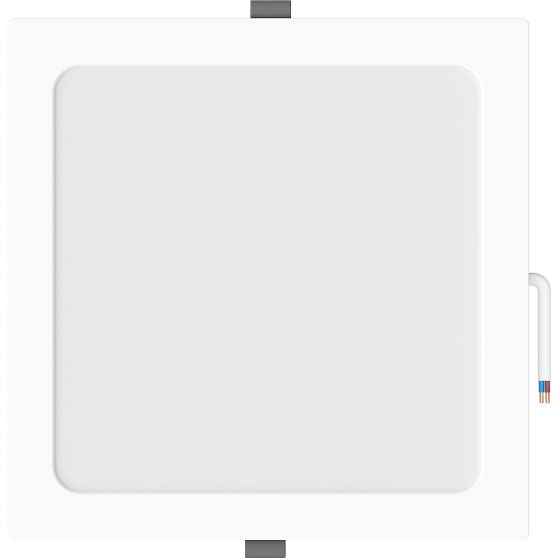 Mexen LDRR LED įleidžiamas lubų žibintas, 22 x 22 cm, 18W, Šaltai balta - 6500K, 1980 lm, balta - L211-022-1865-20