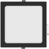 Mexen LDRR LED įleidžiama lubinė panelė, 22 x 22 cm, 18W, Šalta - 6500K, 1440 lm, juoda - L211-022-1865-70