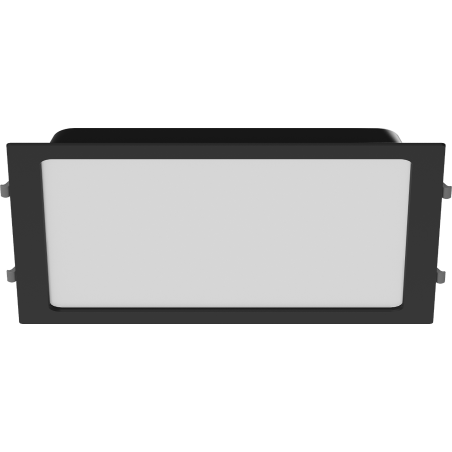 Mexen LDRR lubų skydelis, įleidžiamas LED šviestuvas, 30 x 30 cm, 24W, Neutralus - 4000K, 1920 lm, juodas - L211-030-2440-70