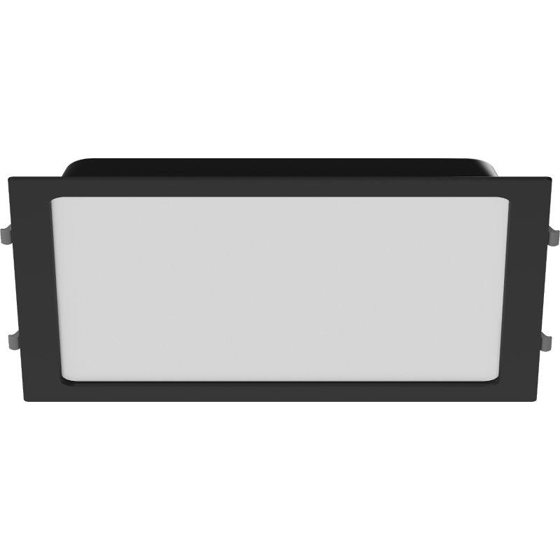 Mexen LDRR lubų skydelio LED žemyn užleidžiamas 30 x 30 cm, 24W, Šaltas - 6500K, 1920 lm, juodas - L211-030-2465-70