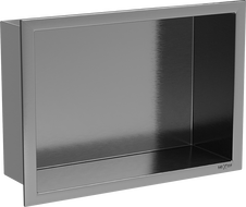 Mexen X-Wall-R nišinė lentynėlė su atvartu 30 x 20 cm, Gun grey šlifuota - 19E0302010