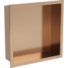 Mexen X-Wall-R nišos lentyna su apykakle 30 x 30 cm, šlifuotas varis - 19C0303010