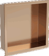 Mexen X-Wall-R nišos lentyna su apykakle 30 x 30 cm, šlifuotas varis - 19C0303010