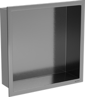 Mexen X-Wall-R nišinė lentyna su apvadu 30 x 30 cm, šlifuota pilka spalva - 19E0303010