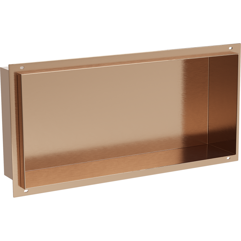 Mexen X-Wall-NR Nišinis lentyna be apvado 45 x 20 cm, šlifuotas varis - 19C1452010