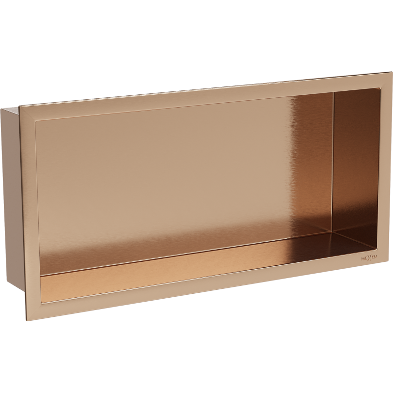 Mexen X-Wall-R nišos lentyna su apvadu 45 x 20 cm, šlifuotas varis - 19C0452010
