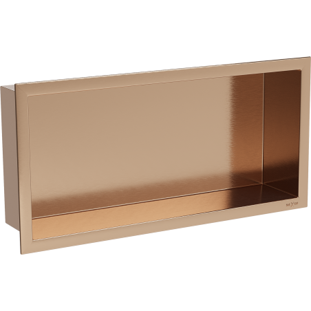 Mexen X-Wall-R nišos lentyna su apvadu 45 x 20 cm, šlifuotas varis - 19C0452010