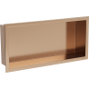 Mexen X-Wall-R nišos lentyna su apvadu 45 x 20 cm, šlifuotas varis - 19C0452010