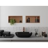 Mexen X-Wall-R nišos lentyna su apvadu 45 x 20 cm, šlifuotas varis - 19C0452010