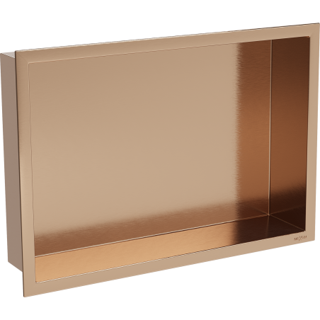 Mexen X-Wall-R nišinė lentyna su apvadu 45 x 30 cm, šukuota varis - 19C0453010