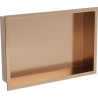 Mexen X-Wall-R nišinė lentyna su apvadu 45 x 30 cm, šukuota varis - 19C0453010