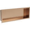 Mexen X-Wall-R nišinė lentyna su apykakle 60 x 20 cm, šlifuotas varis - 19C0602010