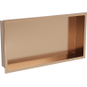 Mexen X-Wall-R nišinė lentyna su apvadu 60 x 30 cm, šlifuotas varis - 19C0603010