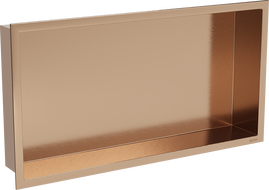 Mexen X-Wall-R nišinė lentyna su apvadu 60 x 30 cm, šlifuotas varis - 19C0603010