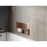 Mexen X-Wall-R nišinė lentyna su apvadu 60 x 30 cm, šlifuotas varis - 19C0603010