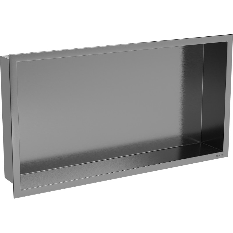 Mexen X-Wall-R Ničinė lentyna su apykakle 60 x 30 cm, pilka šepetėliu - 19E0603010