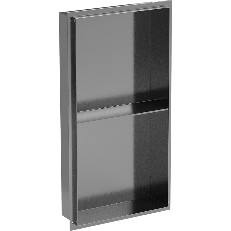 Mexen X-Wall-NR sieninis lentyna be apvado su lentynėle 60 x 30 cm, šlifuotas ginklų pilkumo - 19E1603010S