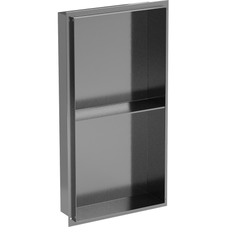 Mexen X-Wall-NR sieninis lentyna be apvado su lentynėle 60 x 30 cm, šlifuotas ginklų pilkumo - 19E1603010S