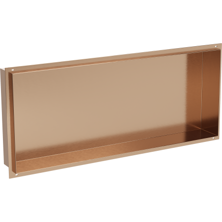 Mexen X-Wall-NR nišinė lentyna be flanšo 75 x 30 cm, šepečiu valyta varis - 19C1753010