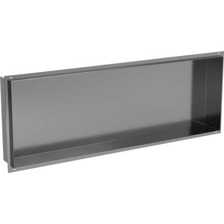 Mexen X-Wall-NR įleidžiama lentynėlė be krašto 90 x 30 cm, šepečiu valytas Gun grey - 19E1903010