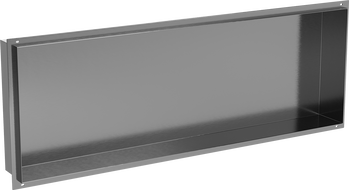 Mexen X-Wall-NR įleidžiama lentynėlė be krašto 90 x 30 cm, šepečiu valytas Gun grey - 19E1903010