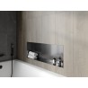 Mexen X-Wall-NR įleidžiama lentynėlė be krašto 90 x 30 cm, šepečiu valytas Gun grey - 19E1903010