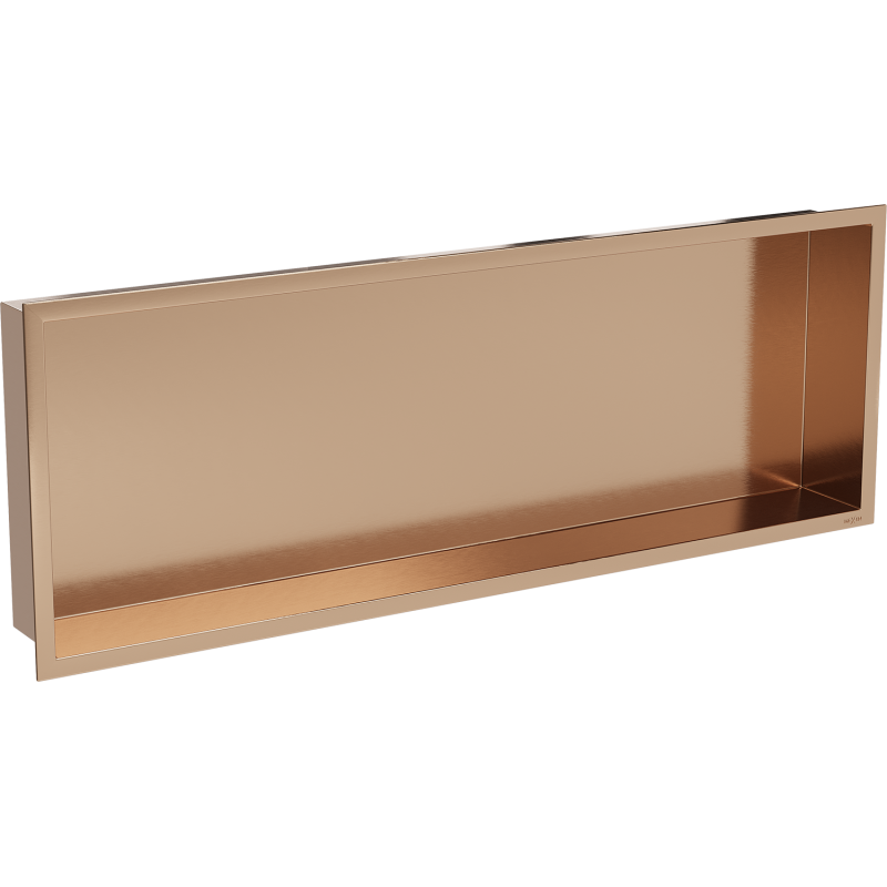 Mexen X-Wall-R nišos lentyna su apvadu 90 x 30 cm, šepečiu valyta varis - 19C0903010