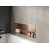 Mexen X-Wall-R nišos lentyna su apvadu 90 x 30 cm, šepečiu valyta varis - 19C0903010
