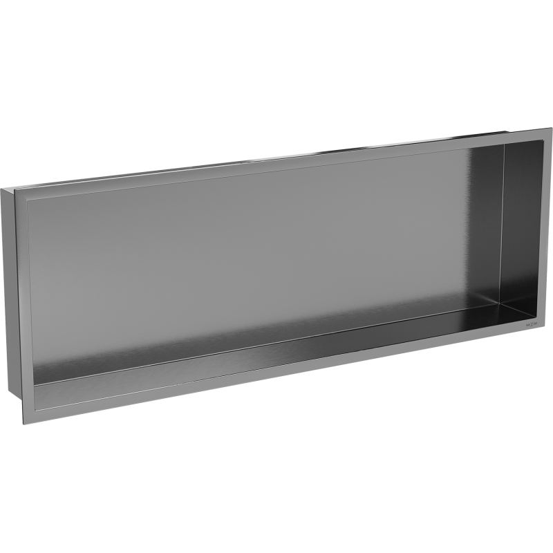 Mexen X-Wall-R įleidžiama lentyna su apvadu 90 x 30 cm, šešėlinė pilka šukuota - 19E0903010