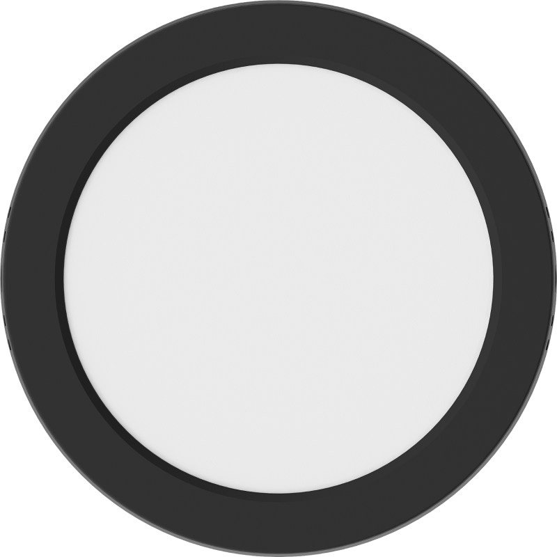 Mexen LDSR Lubų LED paviršinis šviestuvas, 17 cm, 12W, Neutrali - 4000K, 960 lm, juodas - L212-017-1240-70