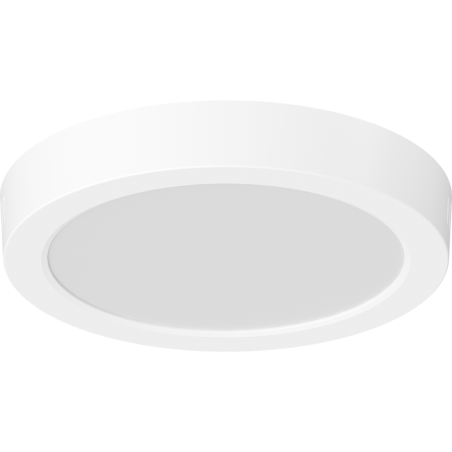 Mexen LDSR LED lubų paviršinis šviestuvas, 22 cm, 18W, Šaltai balta - 6500K, 1980 lm, balta - L212-022-1865-20