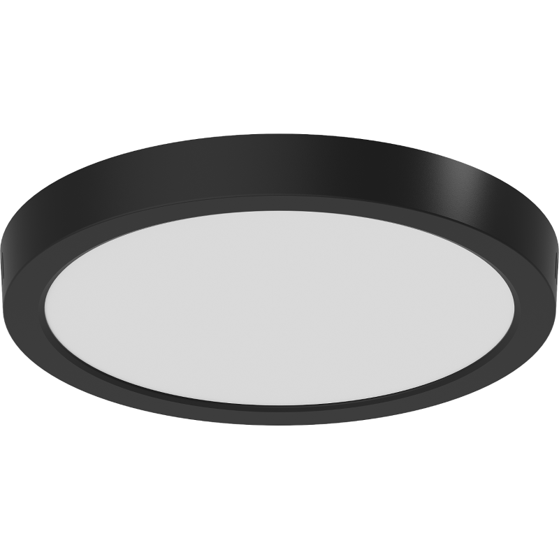 Mexen LDSR LED lubos lubos šviestuvas, montuojamas paviršiuje, skersmuo 30 cm, 24W, Neutrali - 4000K, 1920 lm, juodas